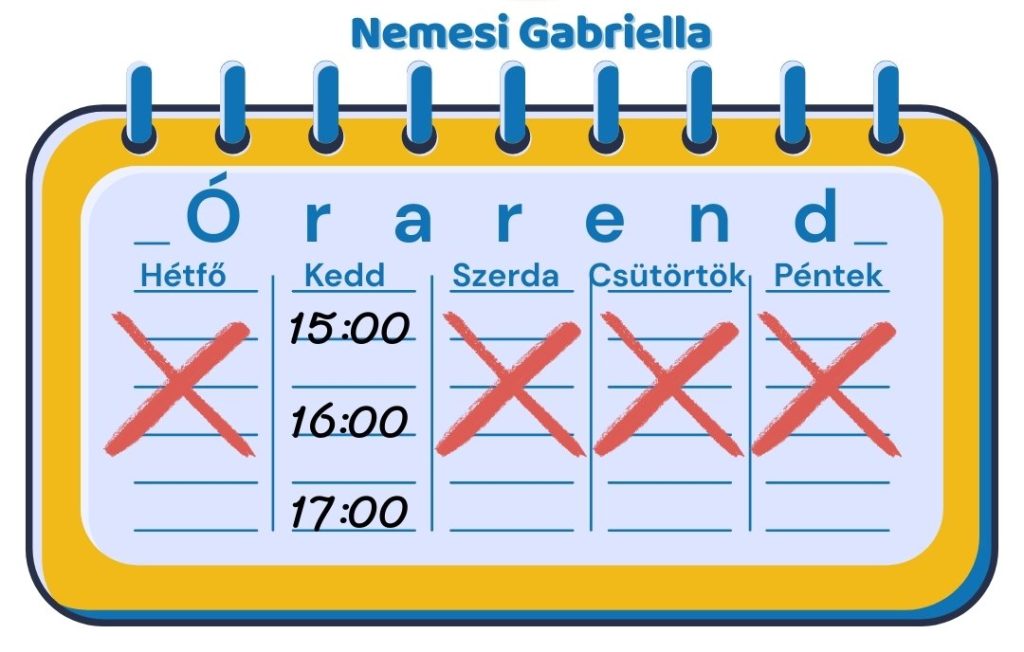 Happy English Gabi néni órarend